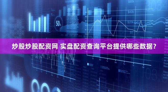 炒股炒股配资网 实盘配资查询平台提供哪些数据？