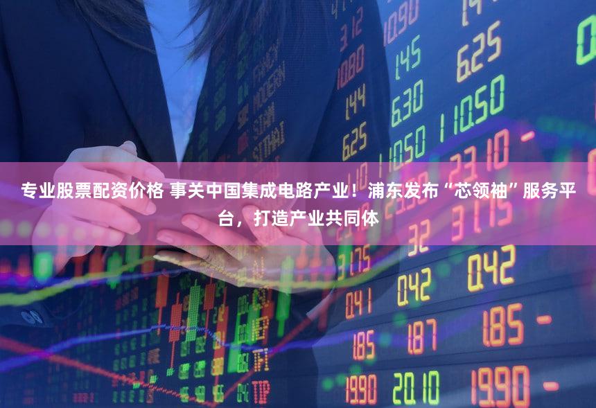 专业股票配资价格 事关中国集成电路产业！浦东发布“芯领袖”服务平台，打造产业共同体