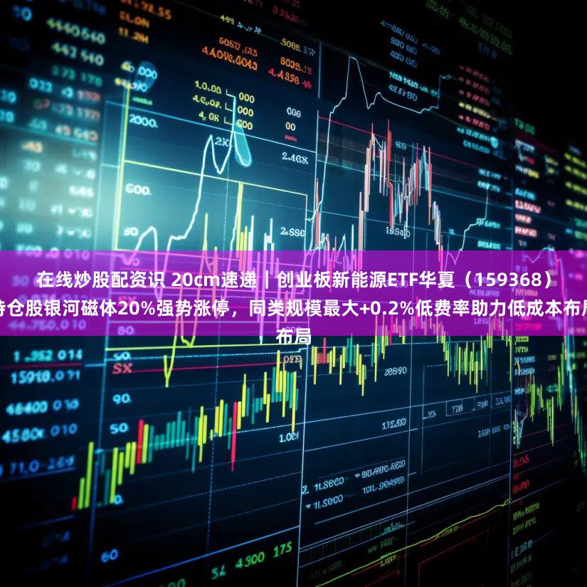 在线炒股配资识 20cm速递｜创业板新能源ETF华夏（159368）持仓股银河磁体20%强势涨停，同类规模最大+0.2%低费率助力低成本布局