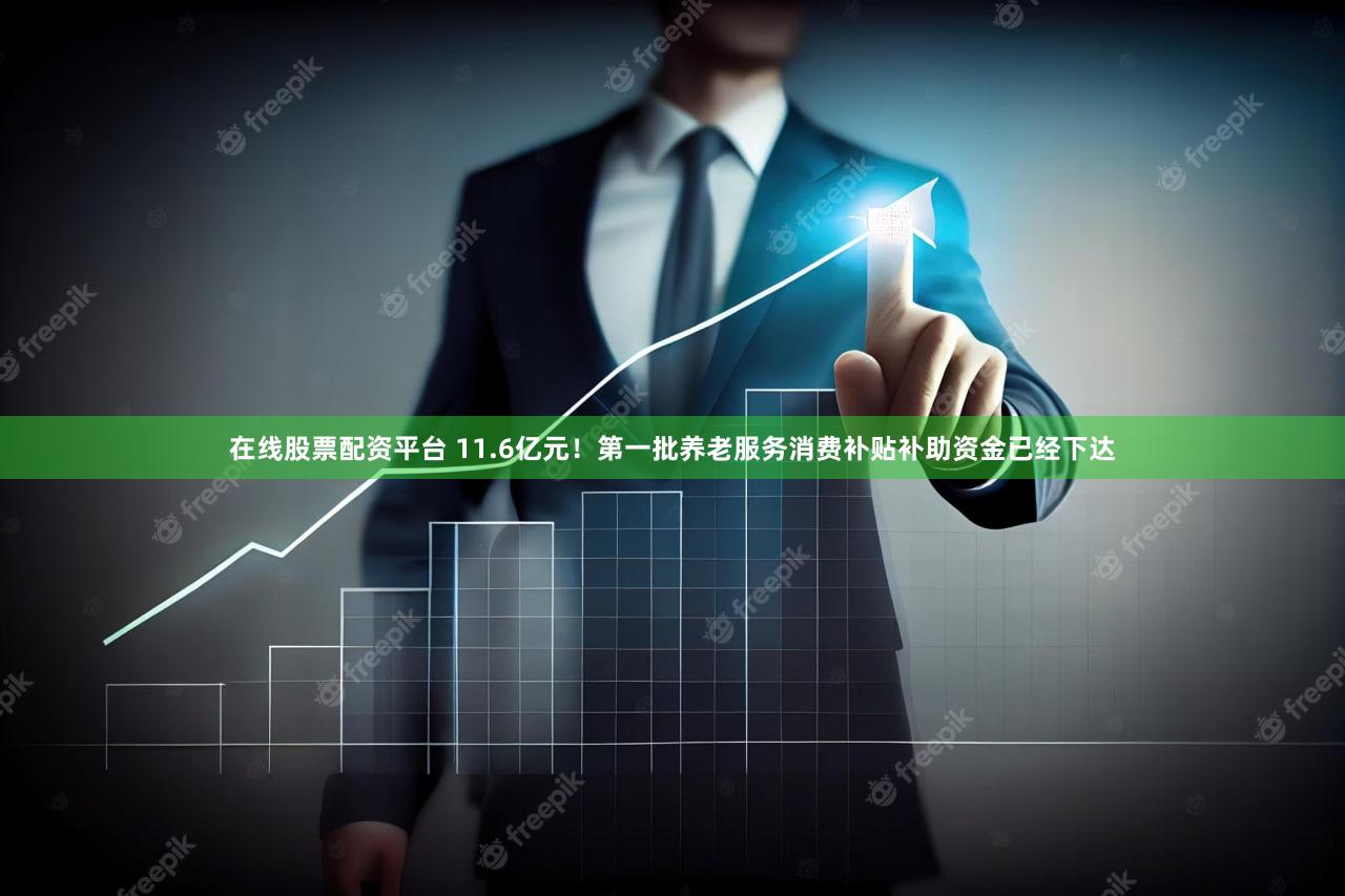 在线股票配资平台 11.6亿元！第一批养老服务消费补贴补助资金已经下达